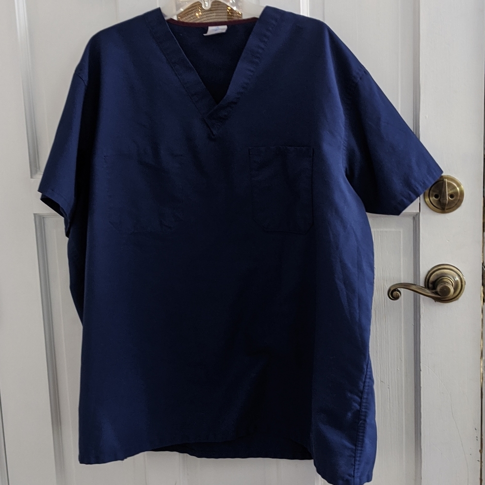 Medline Double Pockets Scrub Top